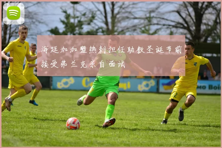海廷加加盟热刺担任助教圣诞节前接受弗兰克亲自面试